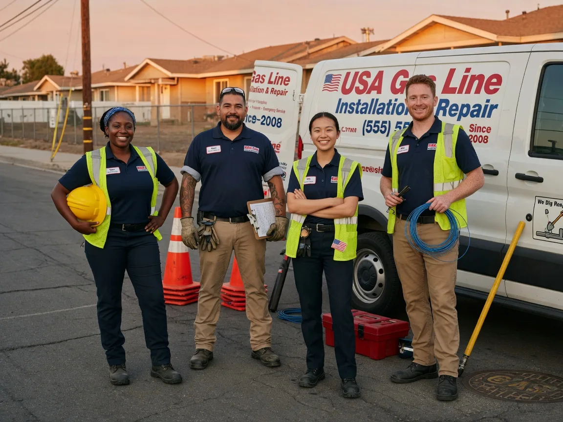 Gas Line Installation company in Pana, IL